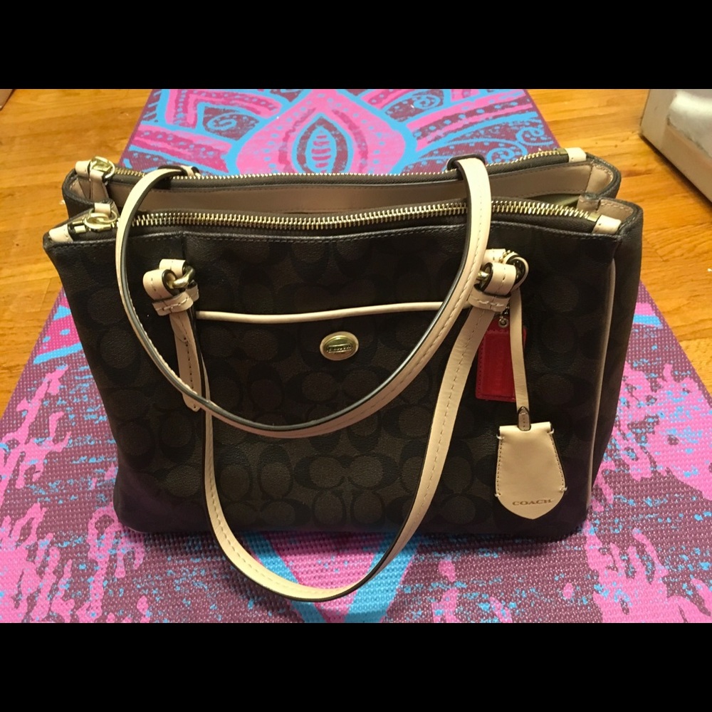 Coach Peyton Jordan Double Zip Carryall